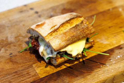 Venison Steak & Cheese Sandwich