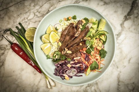 Venison vietnamese lemongrass & vermicelli salad